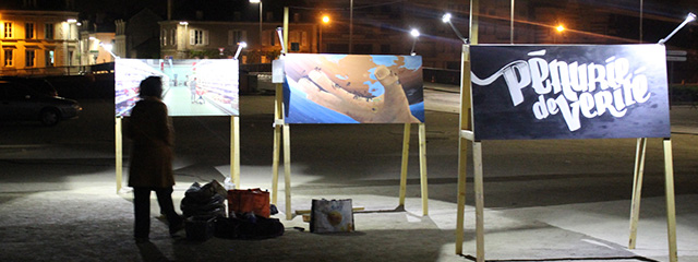 Expo plein air au festival Bâtir sur le roc..k